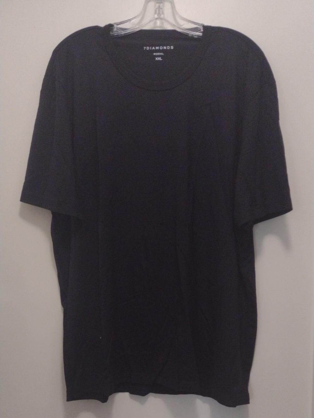 7 Diamonds Men's Black Short Sleeve Crewneck (J1095)